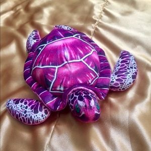 purple stuffed turtle